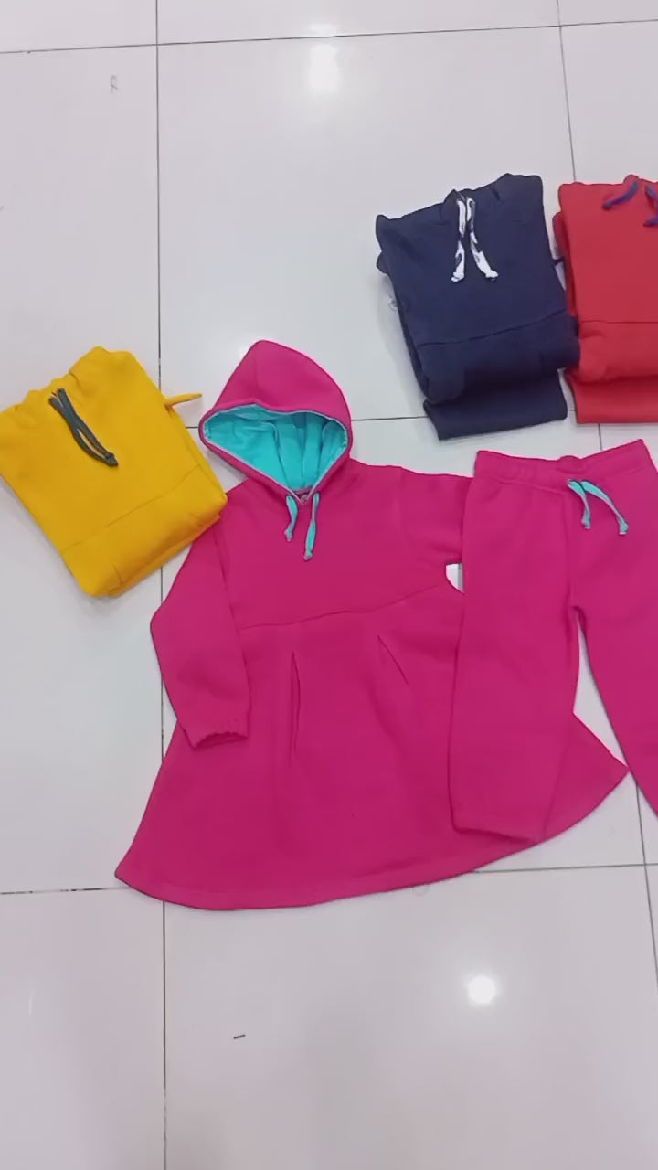 Yellow Fleece Frock Dress