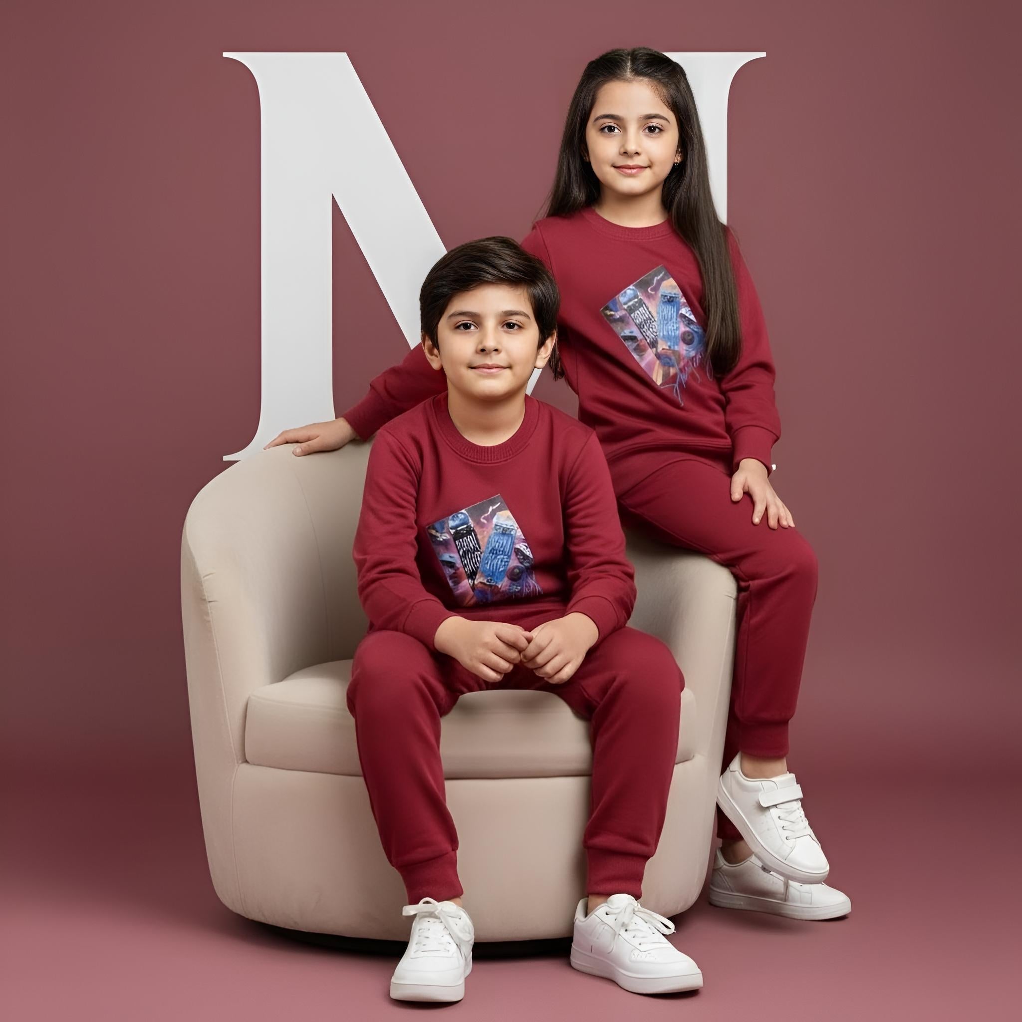 Maroon Skating Tracksuits