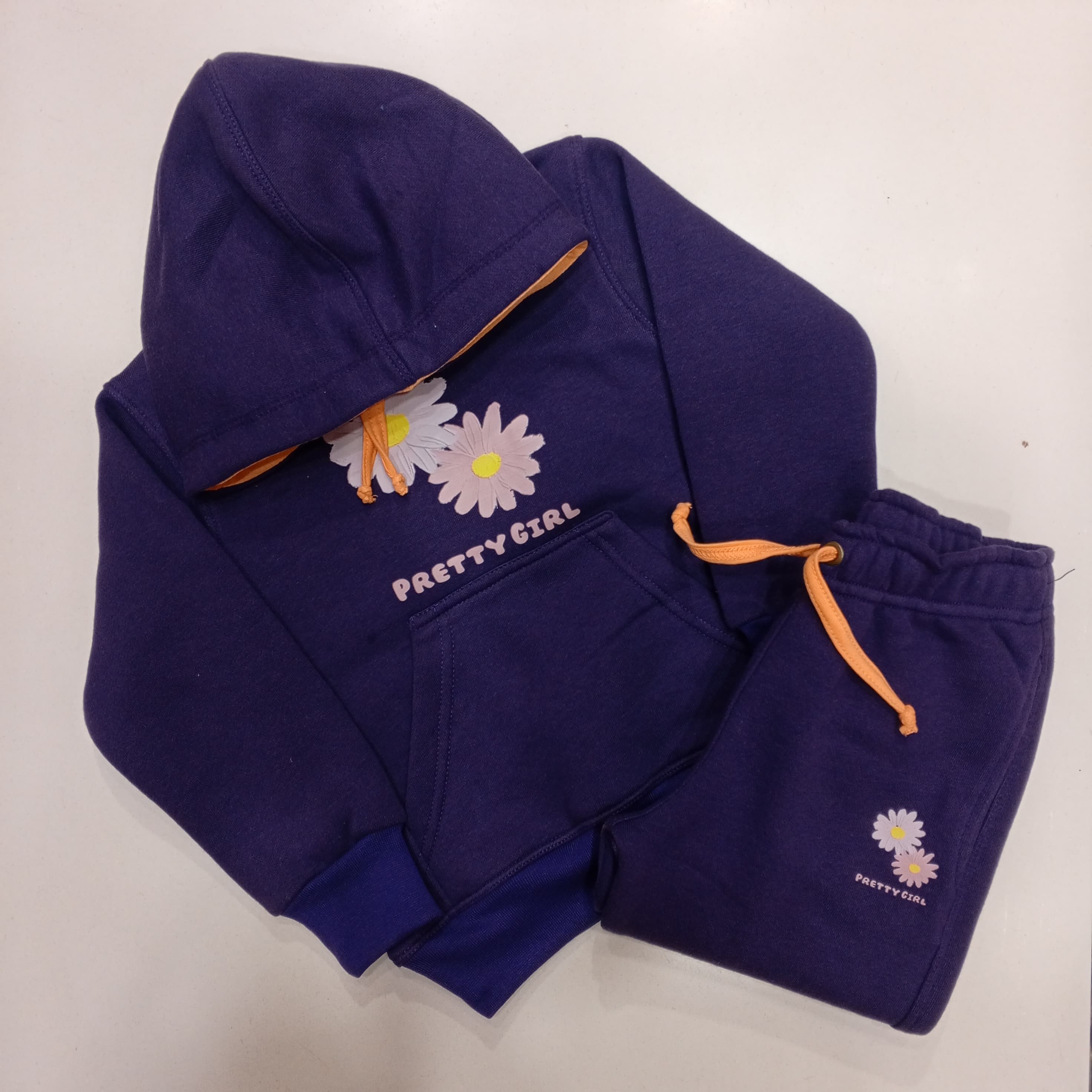 Dark Purple Hoodies Tracksuits