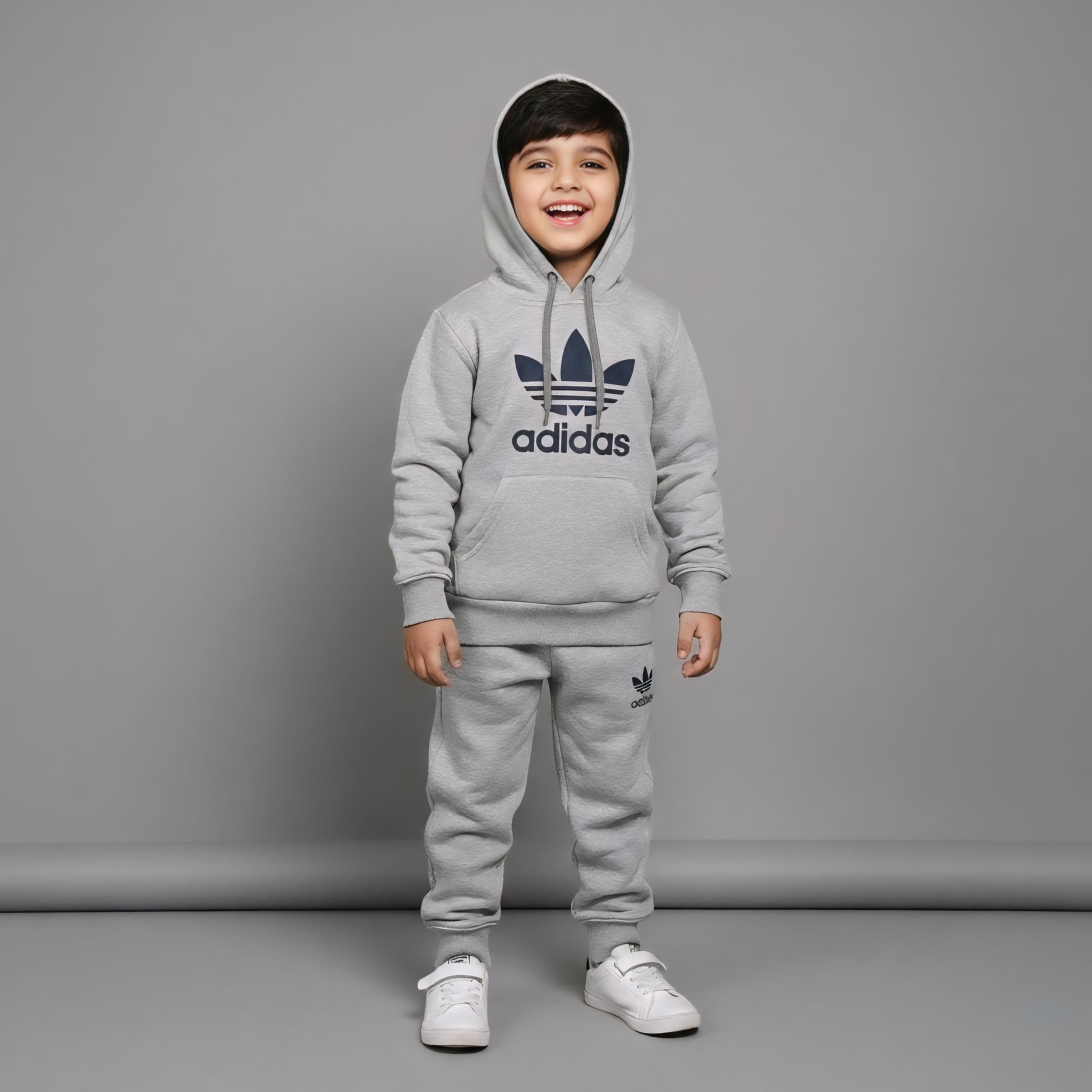 Grey Hoodies Tracksuits