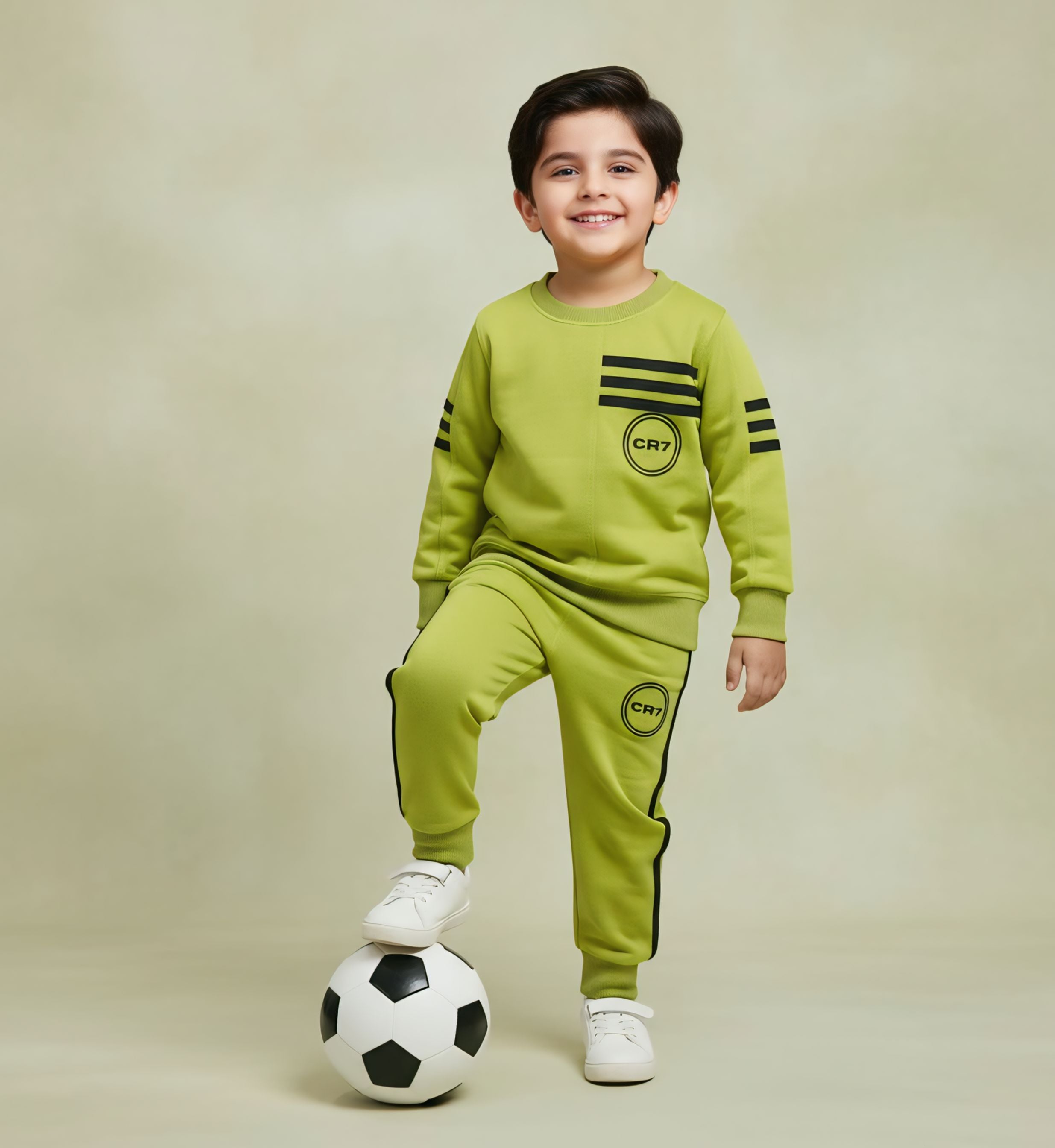 Neon CR7 Fleece Tracksuits