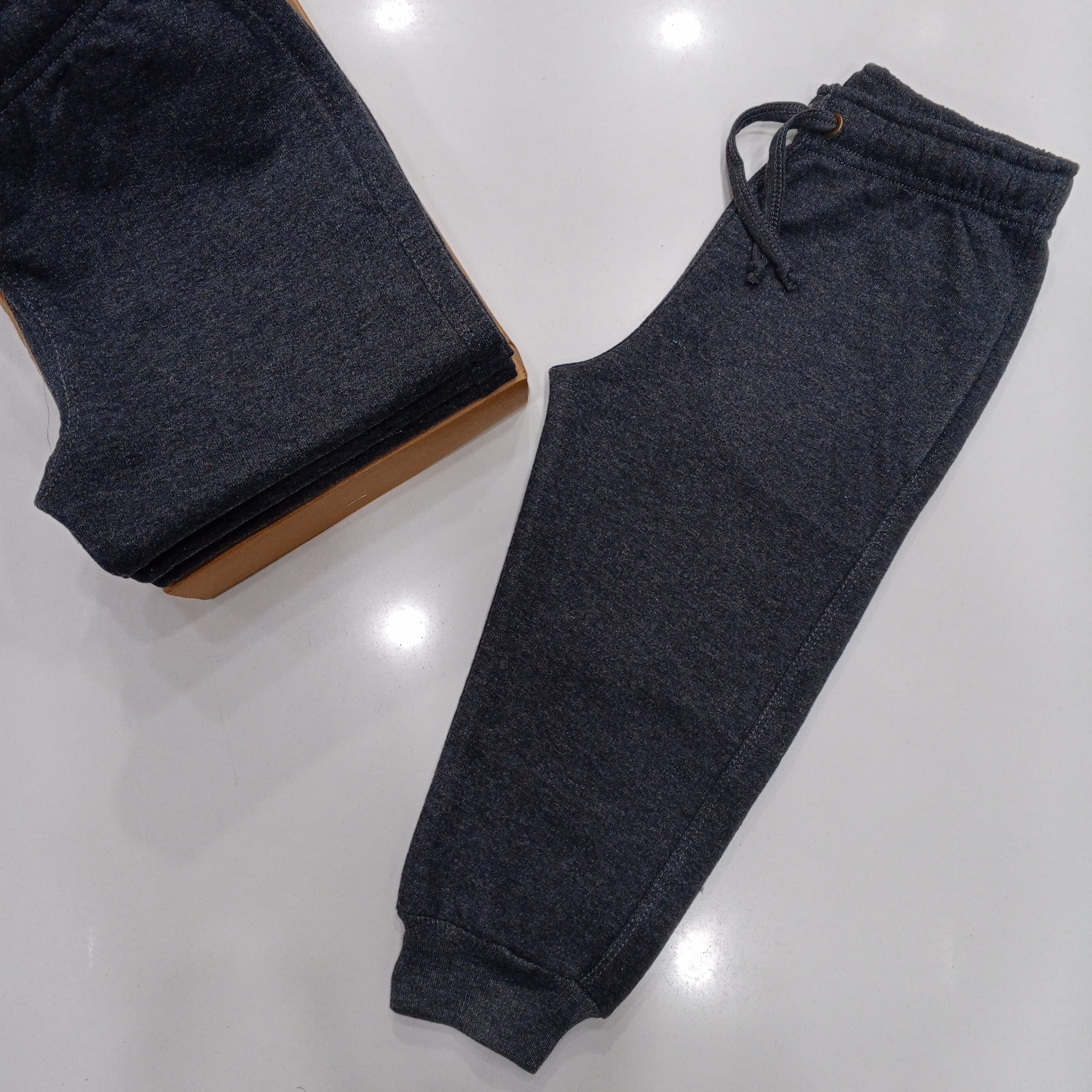Charcoal Terry Cotton Sweatpants
