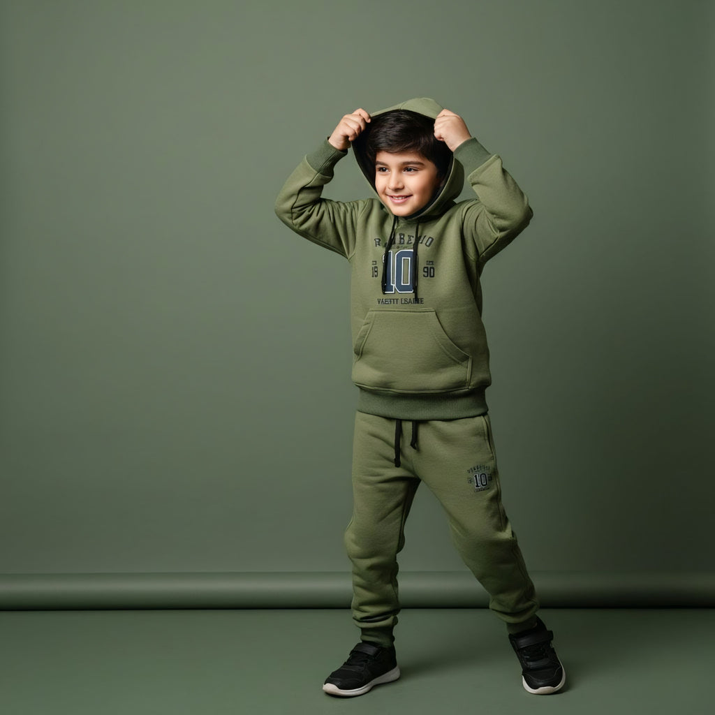 10- Green Hoodies Tracksuits