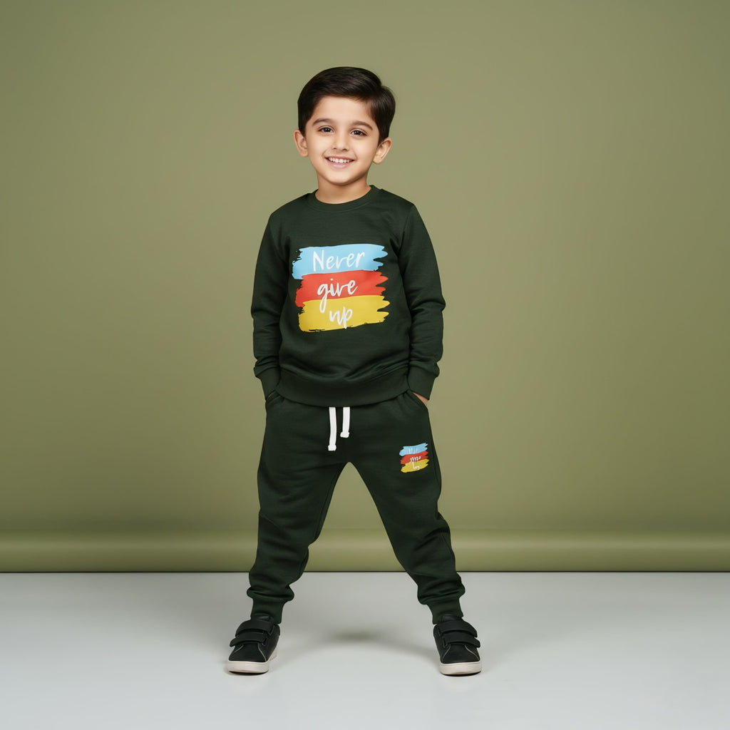 Commando green - Fleece Tracksuits