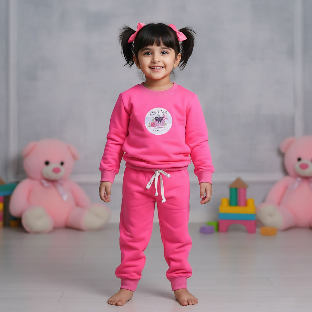 PINK Fleece Tracksuits