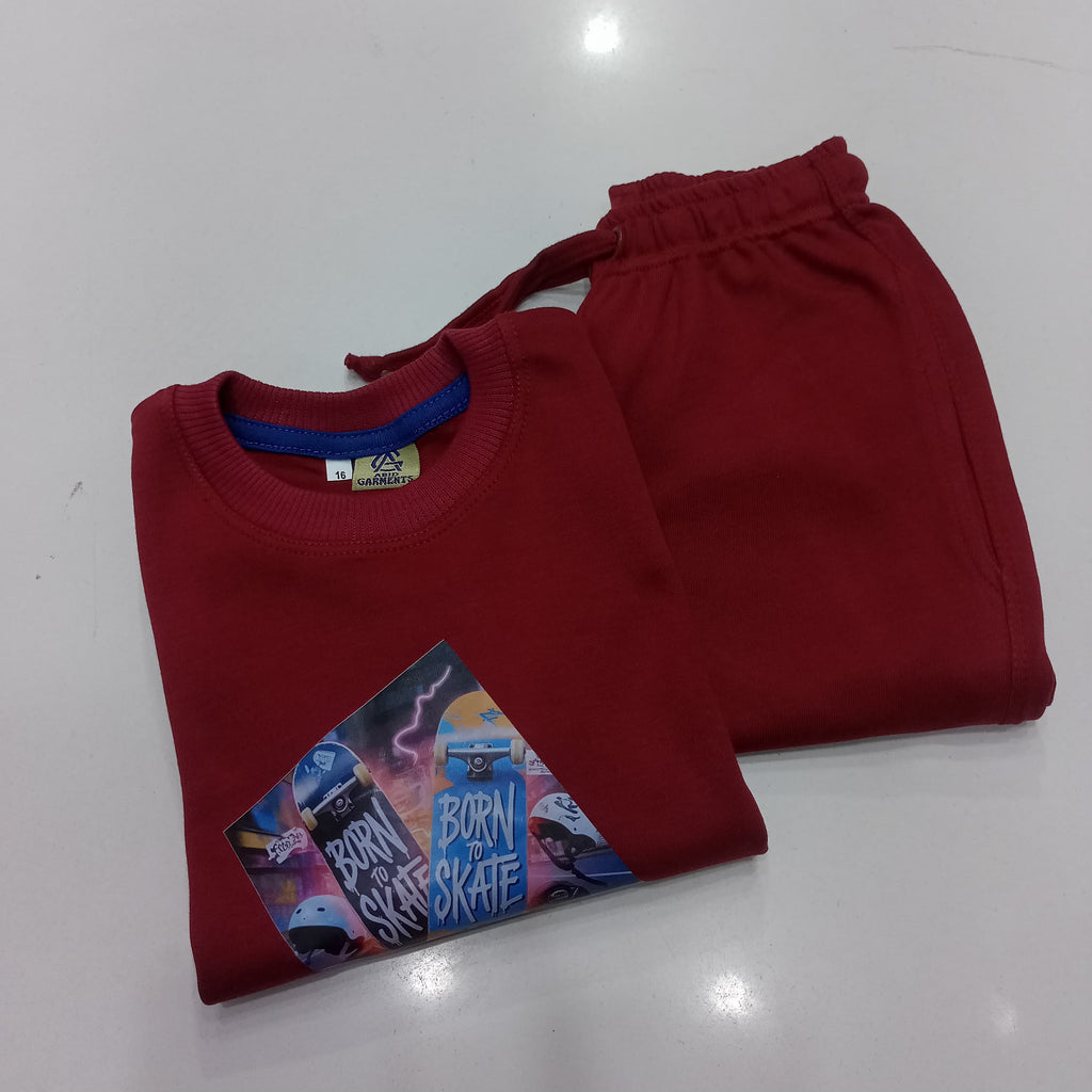 Maroon Skating Tracksuits
