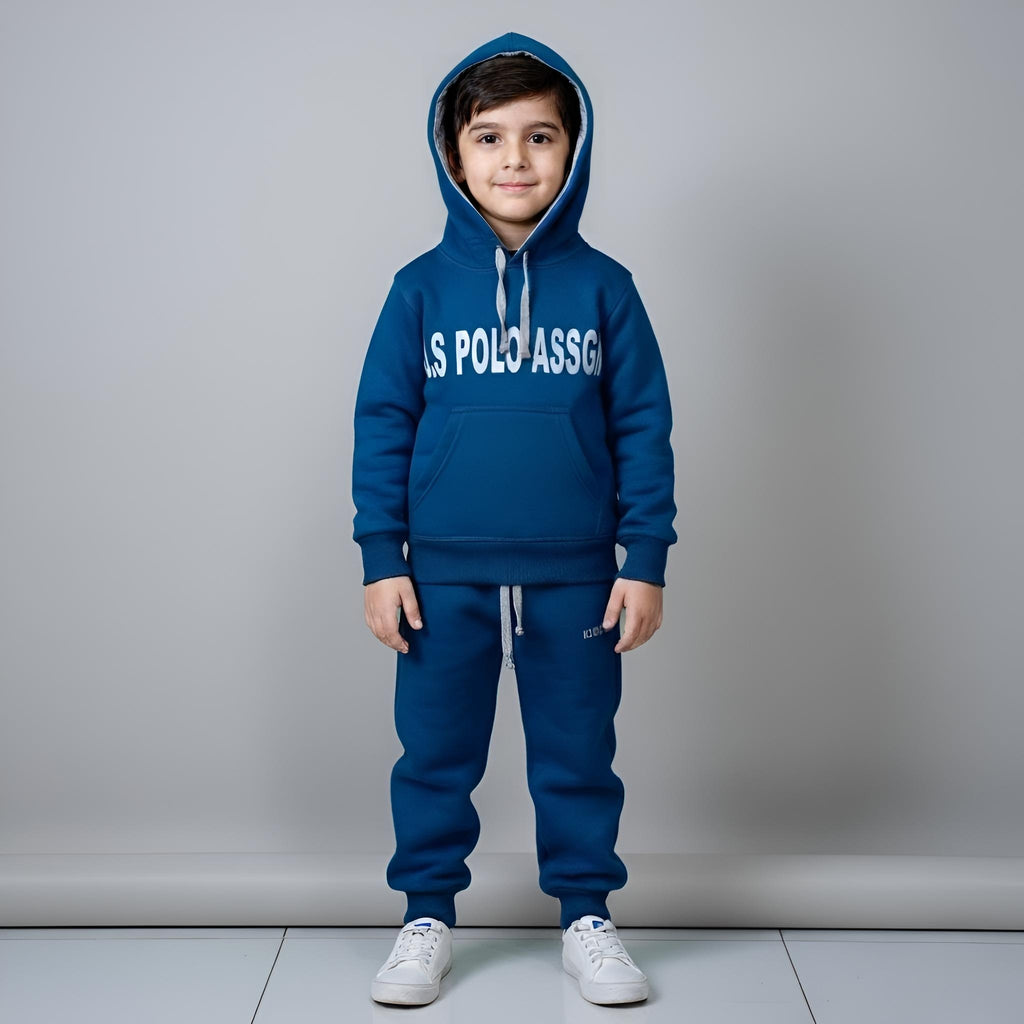 Sea Blue Hoodies Tracksuits