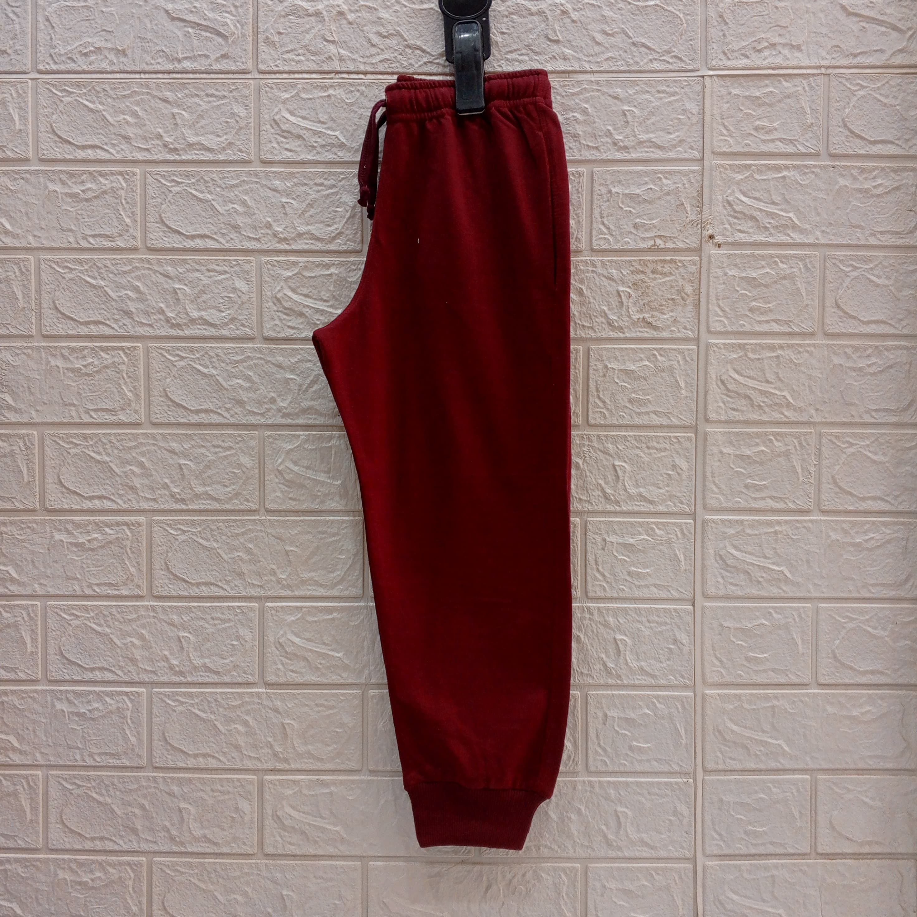 MaroonTerry Cotton Sweatpants