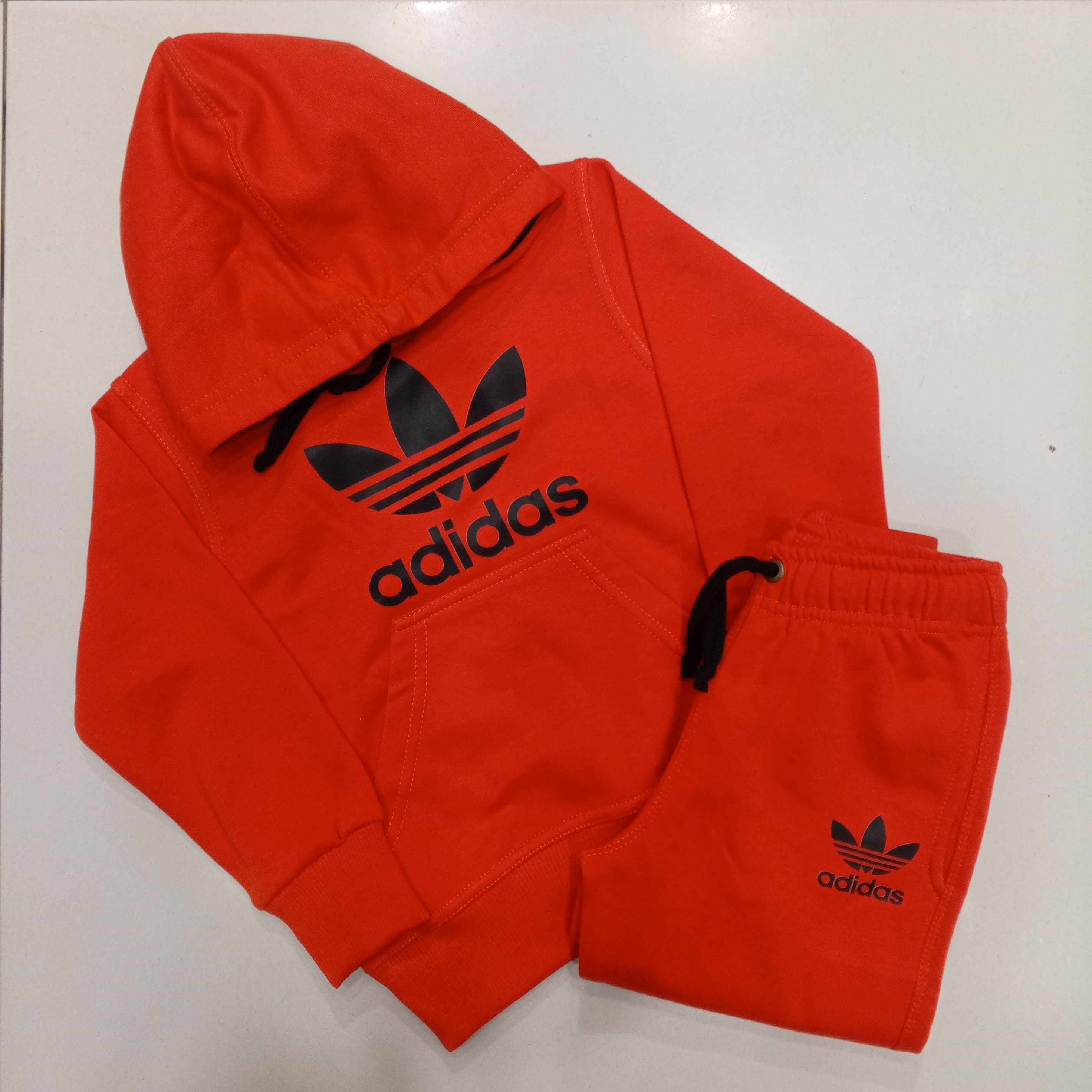 Orange Hoodies Tracksuits