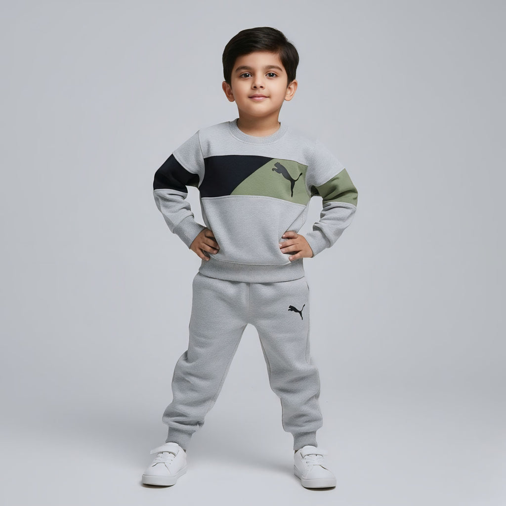 Grey - Fleece Tracksuits