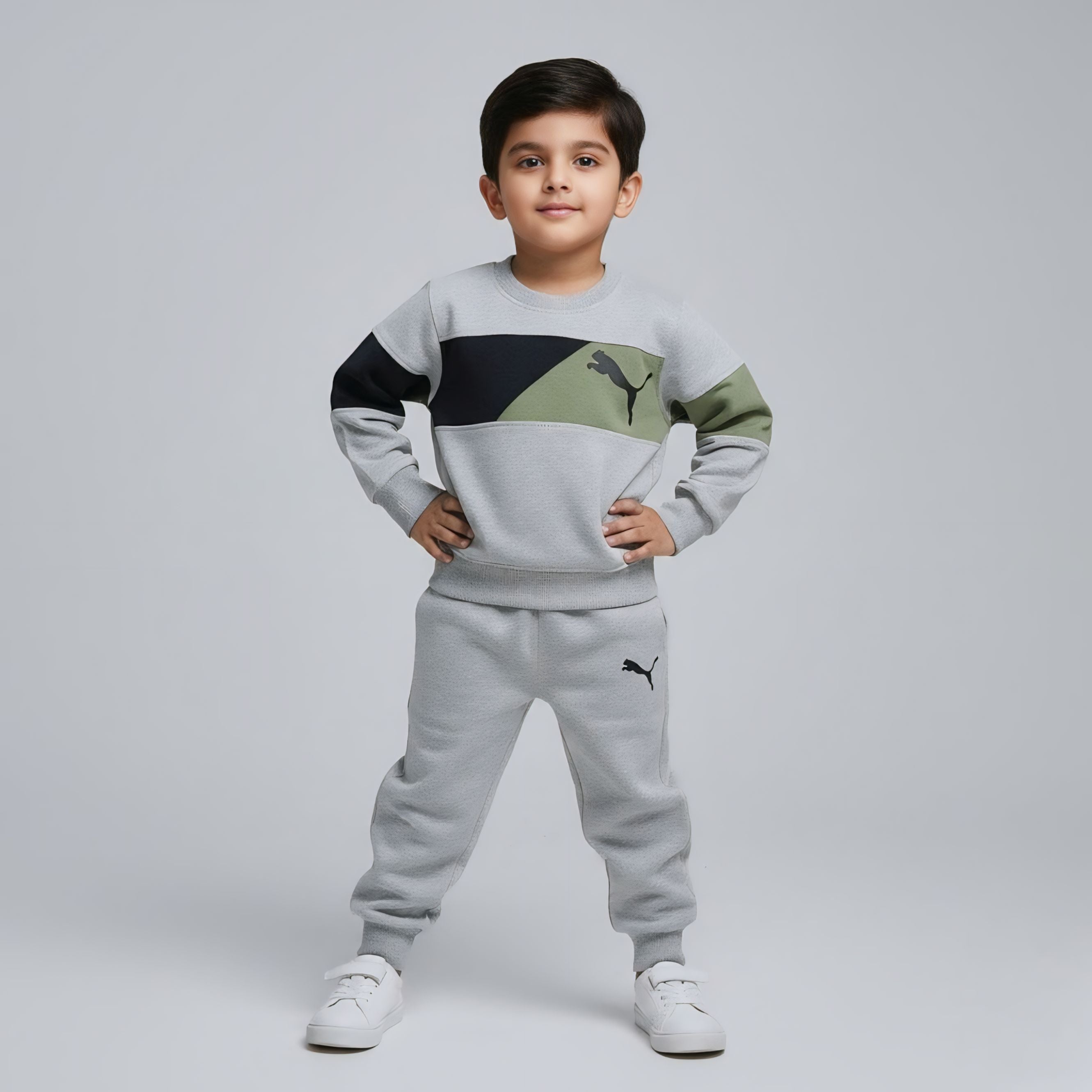 Grey - Fleece Tracksuits